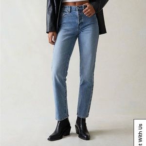 PacSun Eco Stretch Medium Indigo Dad Jeans size 25